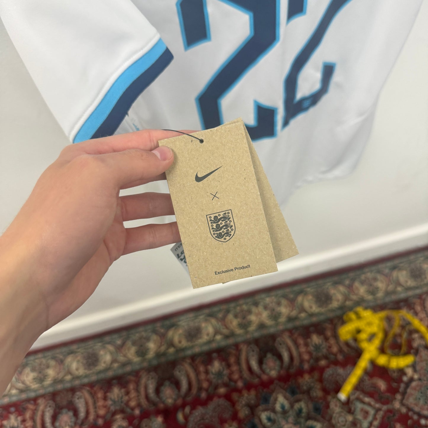 Nike England 22/23 Home Kit Bellingham Small