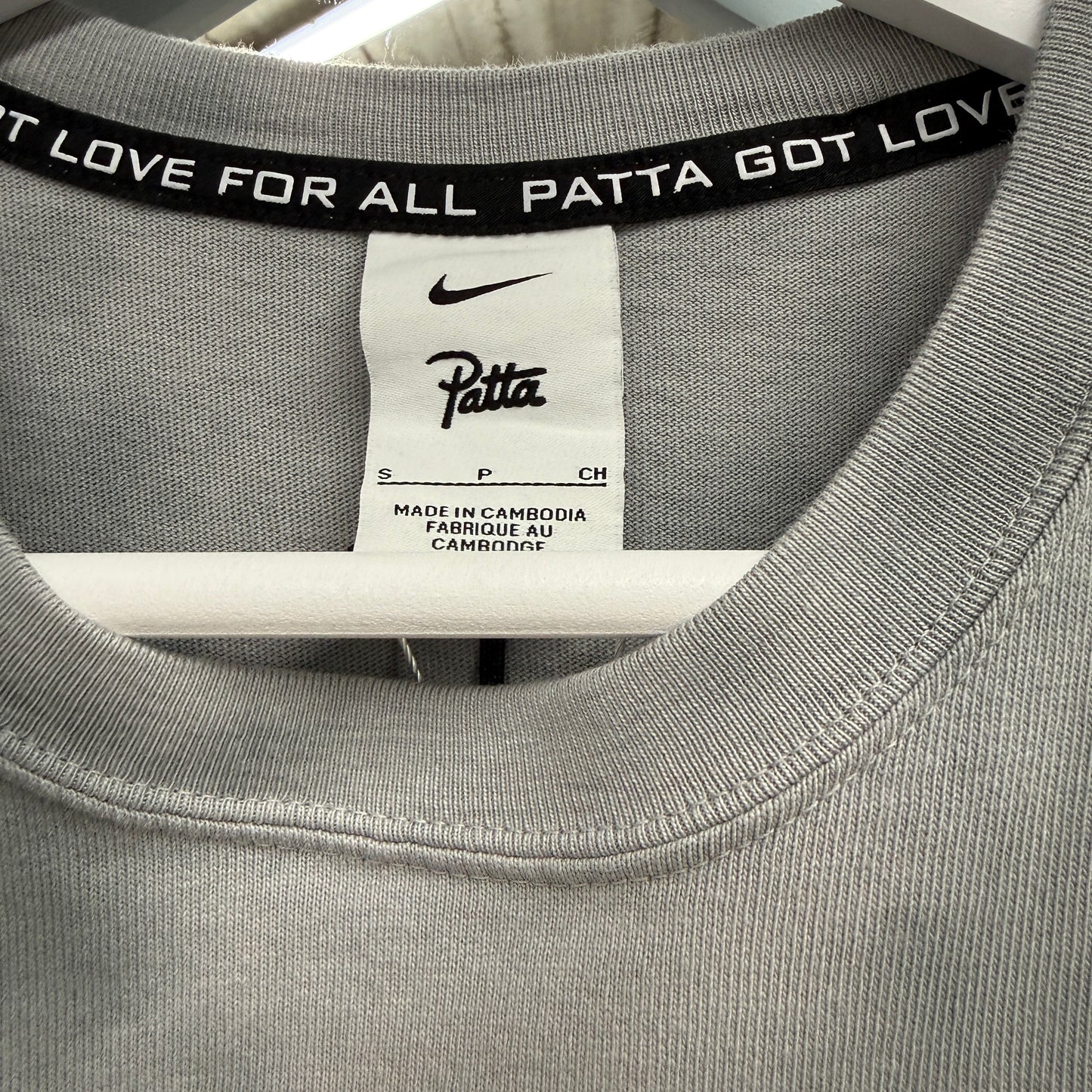 Nike x Patta NRG Washed T-Shirt 'Grey'