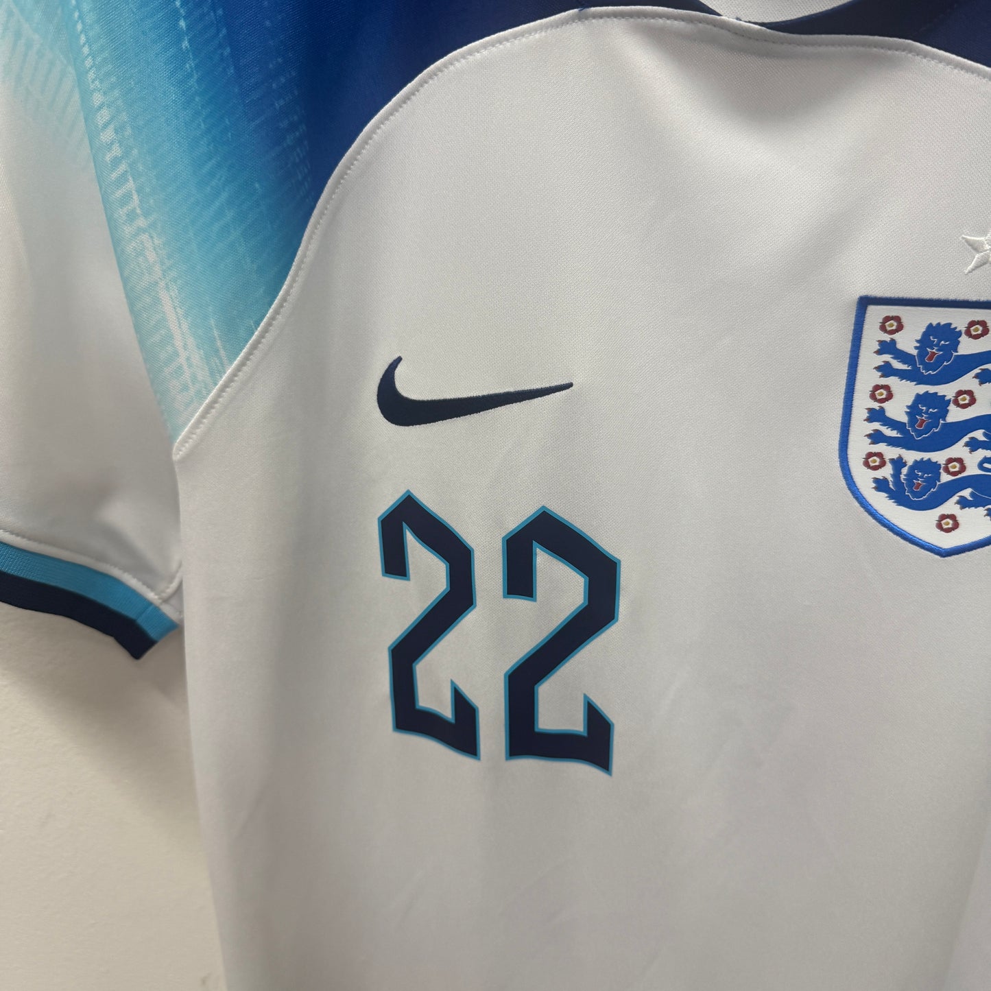 Nike England 22/23 Home Kit Bellingham Small