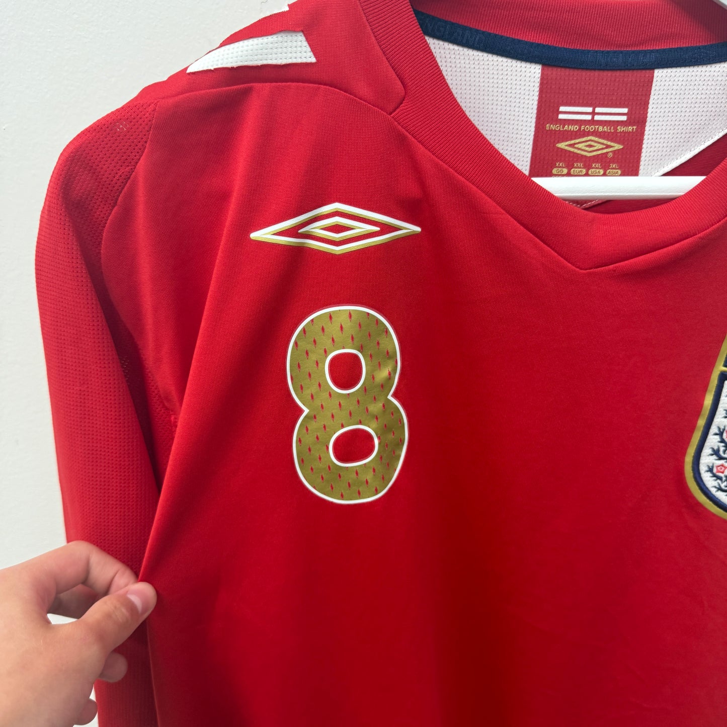 Umbro England 06/08 Away Kit Lampard XXL