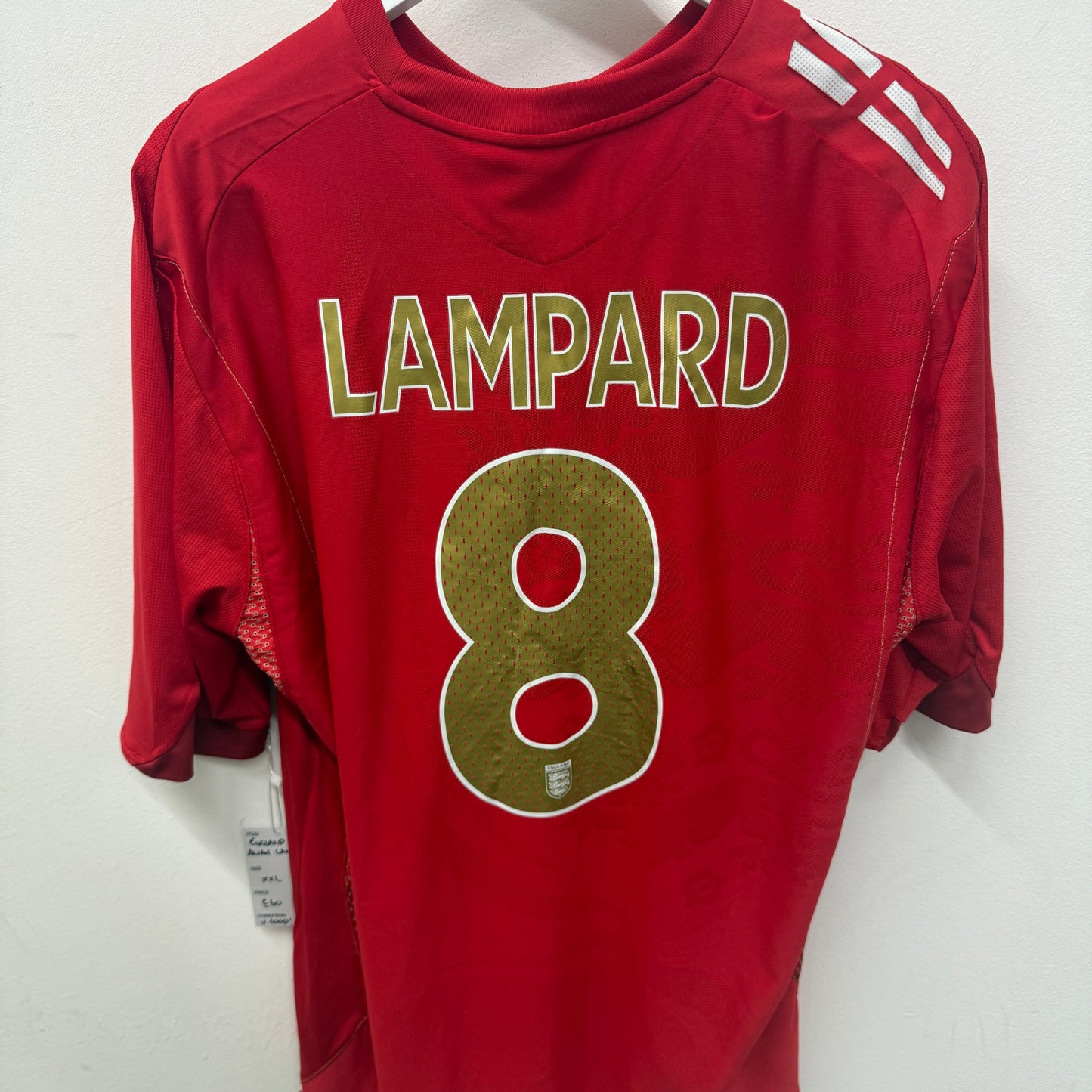 Umbro England 06/08 Away Kit Lampard XXL