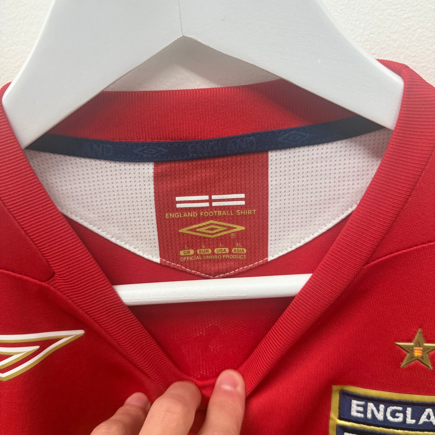 Umbro England 06/08 Away Kit Large