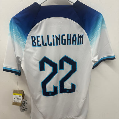 Nike England 22/23 Home Kit Bellingham Small