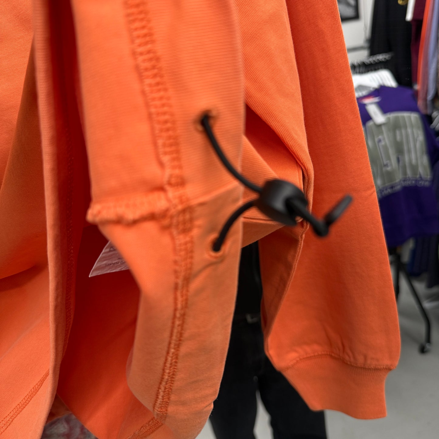 Palace Quarter Zip Washed Funnel 'Orange' FW23