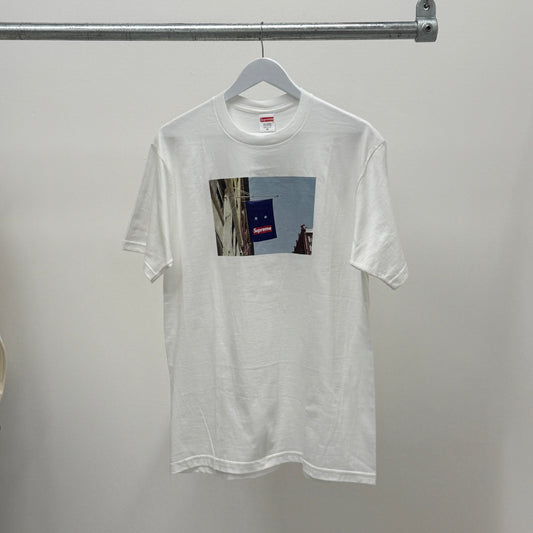 Supreme Banner T-Shirt 'White'