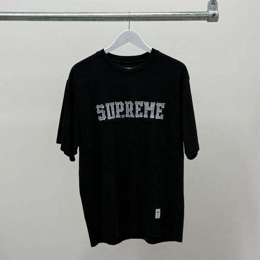 Supreme Twill Applique S/S T-Shirt 'Black'