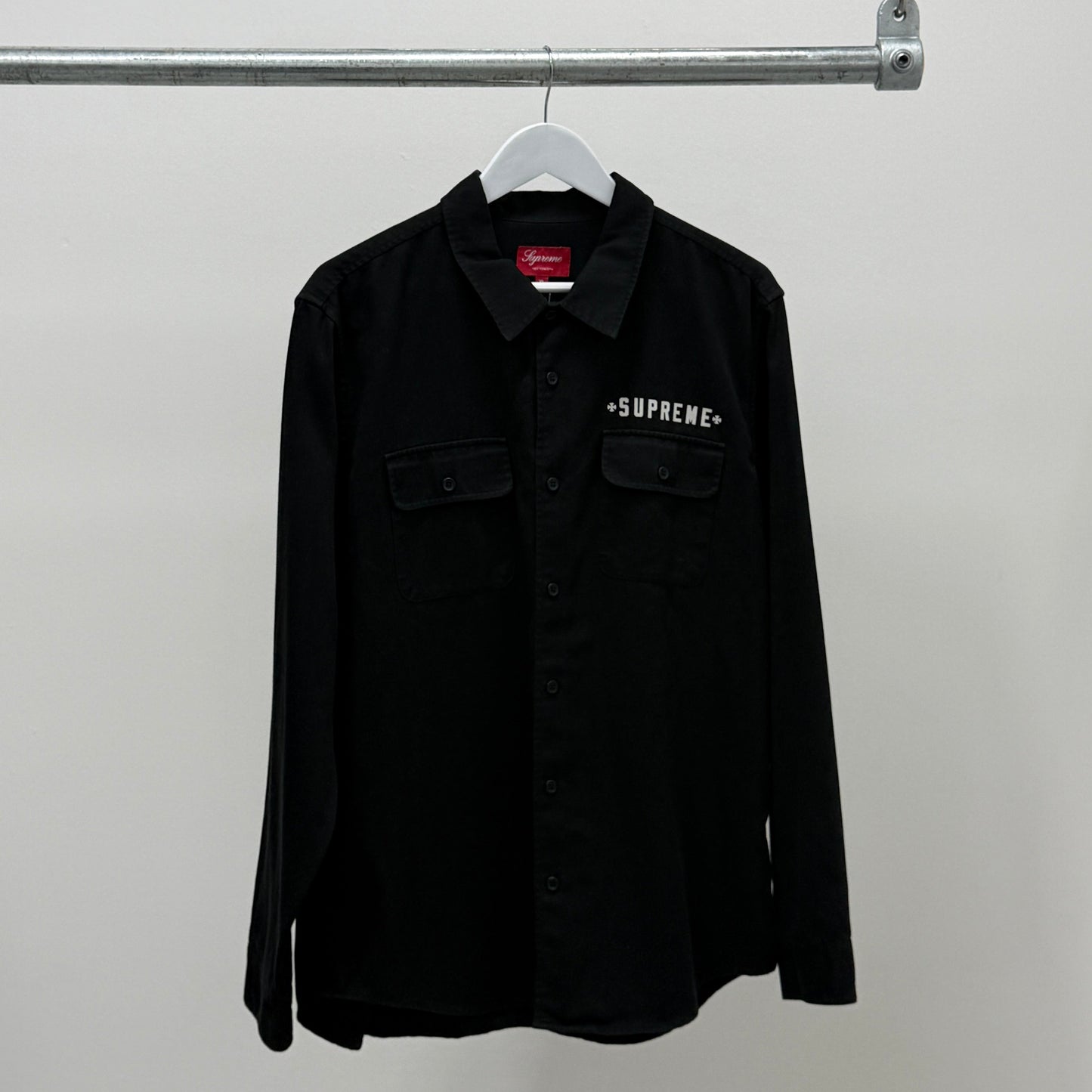 Supreme SS12 Independent L/S Shirt 'Black'