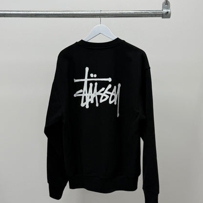 Stussy Logo Crewneck 'Black'