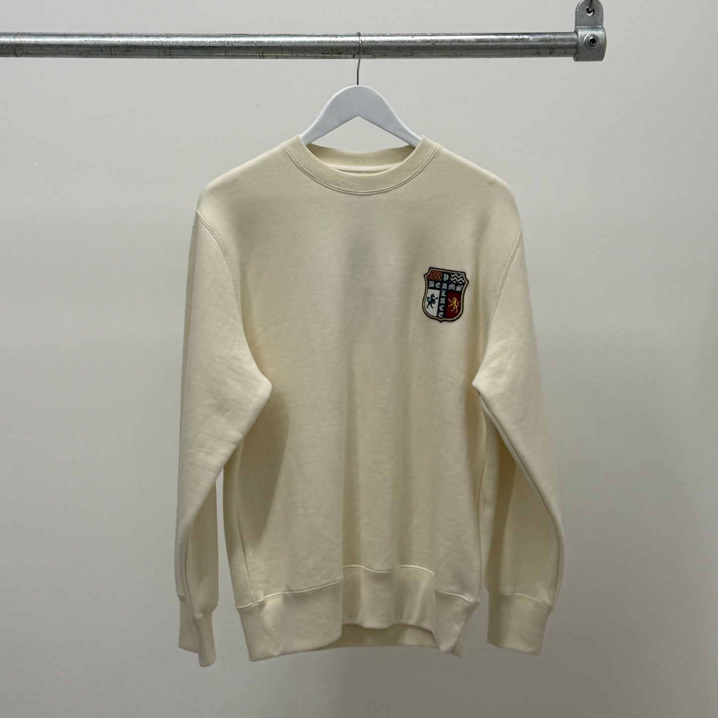 Palace x Beams Crewneck 'Cream'