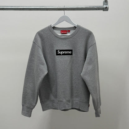Supreme Box Logo Crewneck 'Grey/Black'
