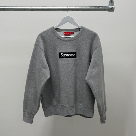 Supreme Box Logo Crewneck 'Grey/Black'