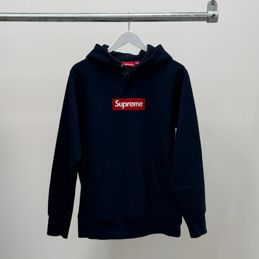 Supreme FW16 Box Logo Hooded Sweatshirt 'Navy'
