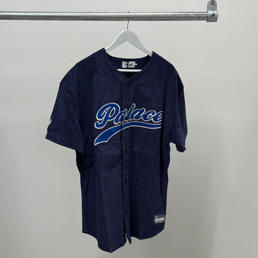 Palace Corduroy Baseball Jersey 'Navy'