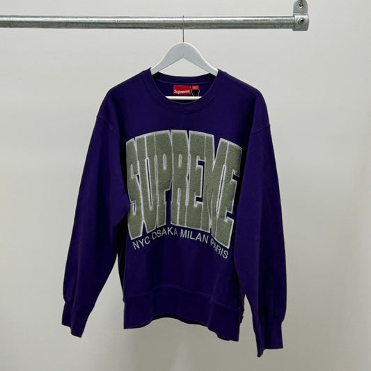 Supreme Cities Arc Crewneck 'Purple'