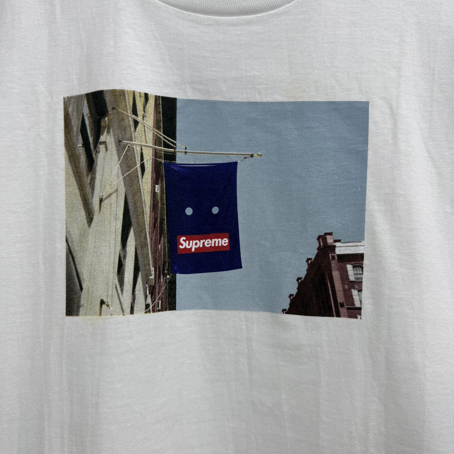 Supreme Banner T-Shirt 'White'