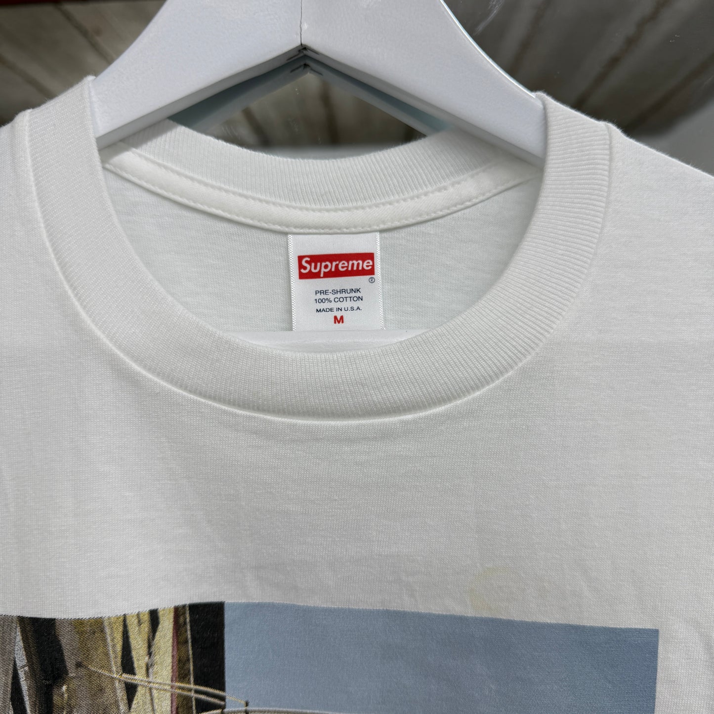 Supreme Banner T-Shirt 'White'