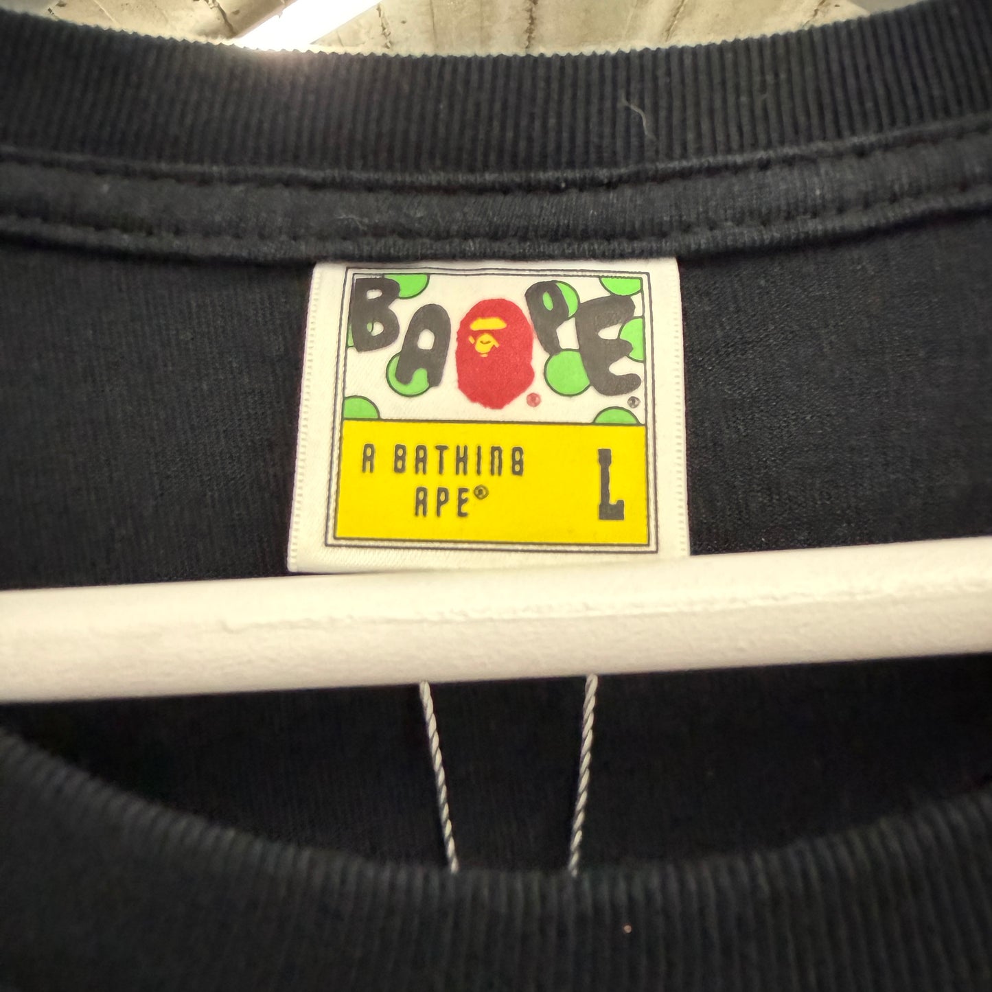 Bape Shark Zip Up T-Shirt 'Black'