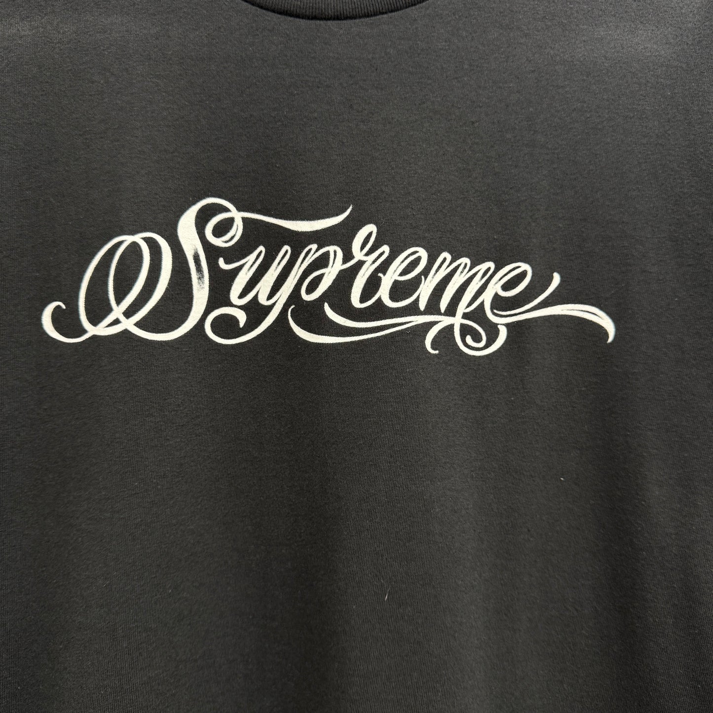 Supreme Script T-shirt 'Black'