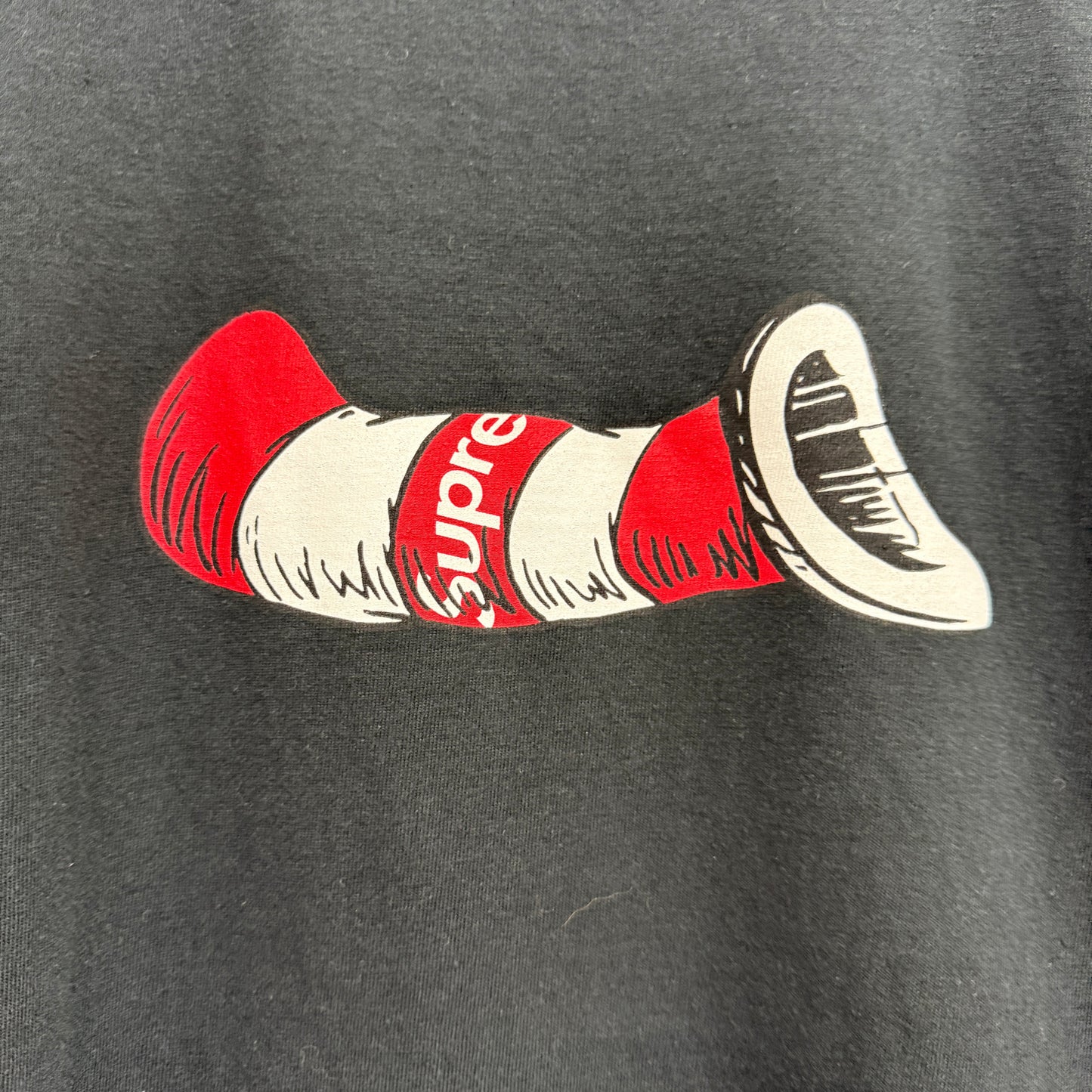 Supreme Cat In The Hat T-Shirt 'Black'