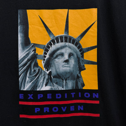 Supreme x The North Face Logo T-shirt 'Black/Red'