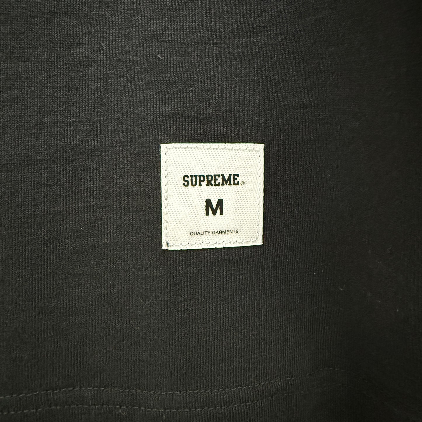 Supreme Twill Applique S/S T-Shirt 'Black'