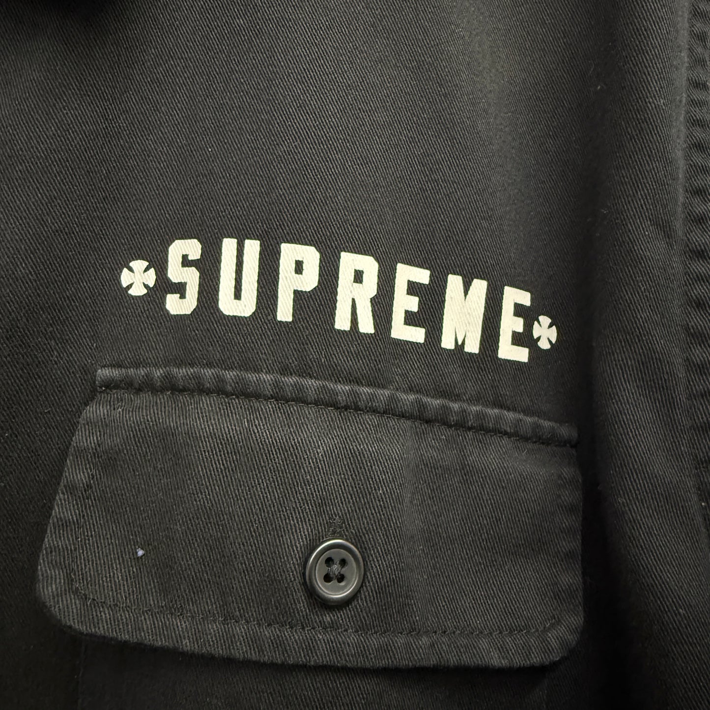 Supreme SS12 Independent L/S Shirt 'Black'