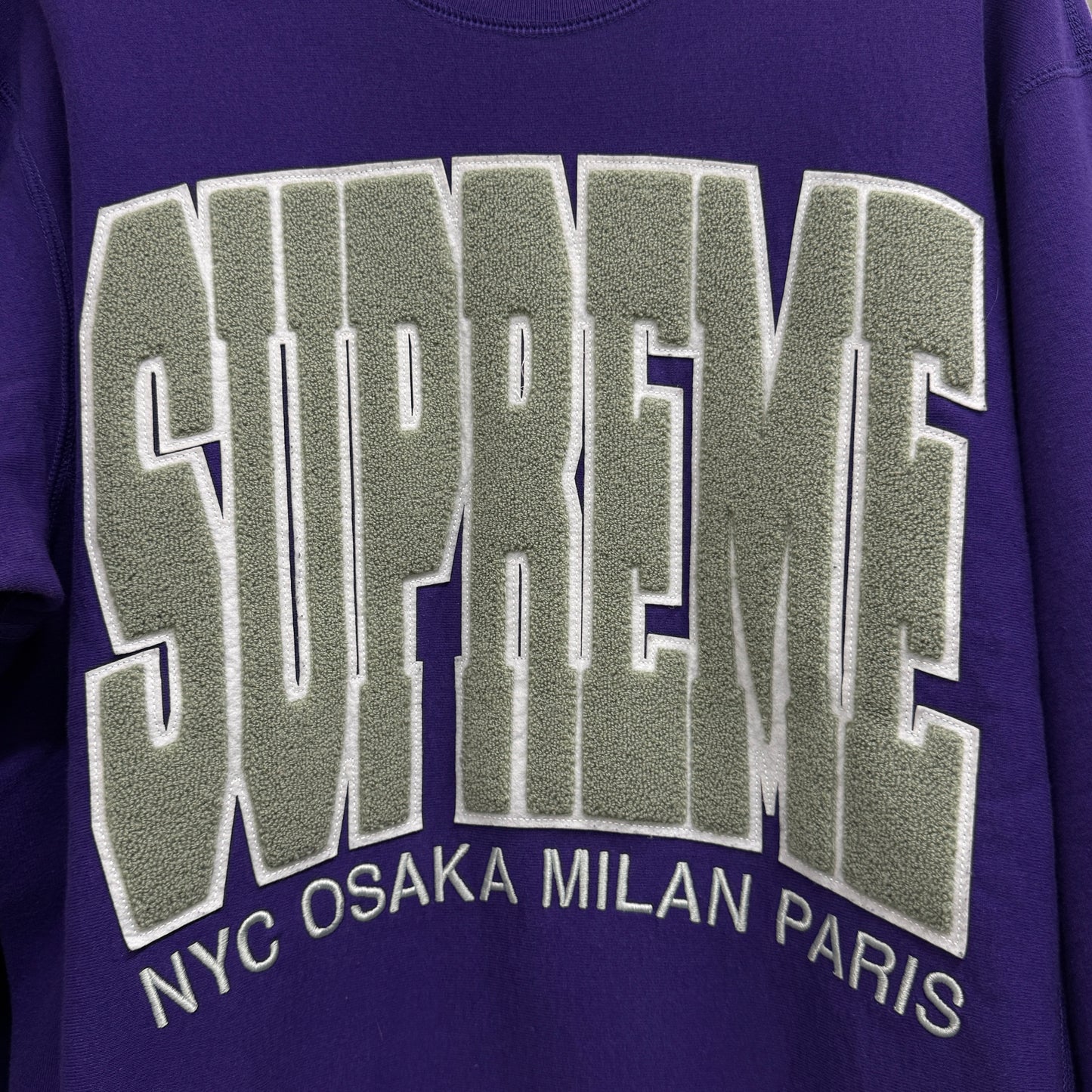 Supreme Cities Arc Crewneck 'Purple'