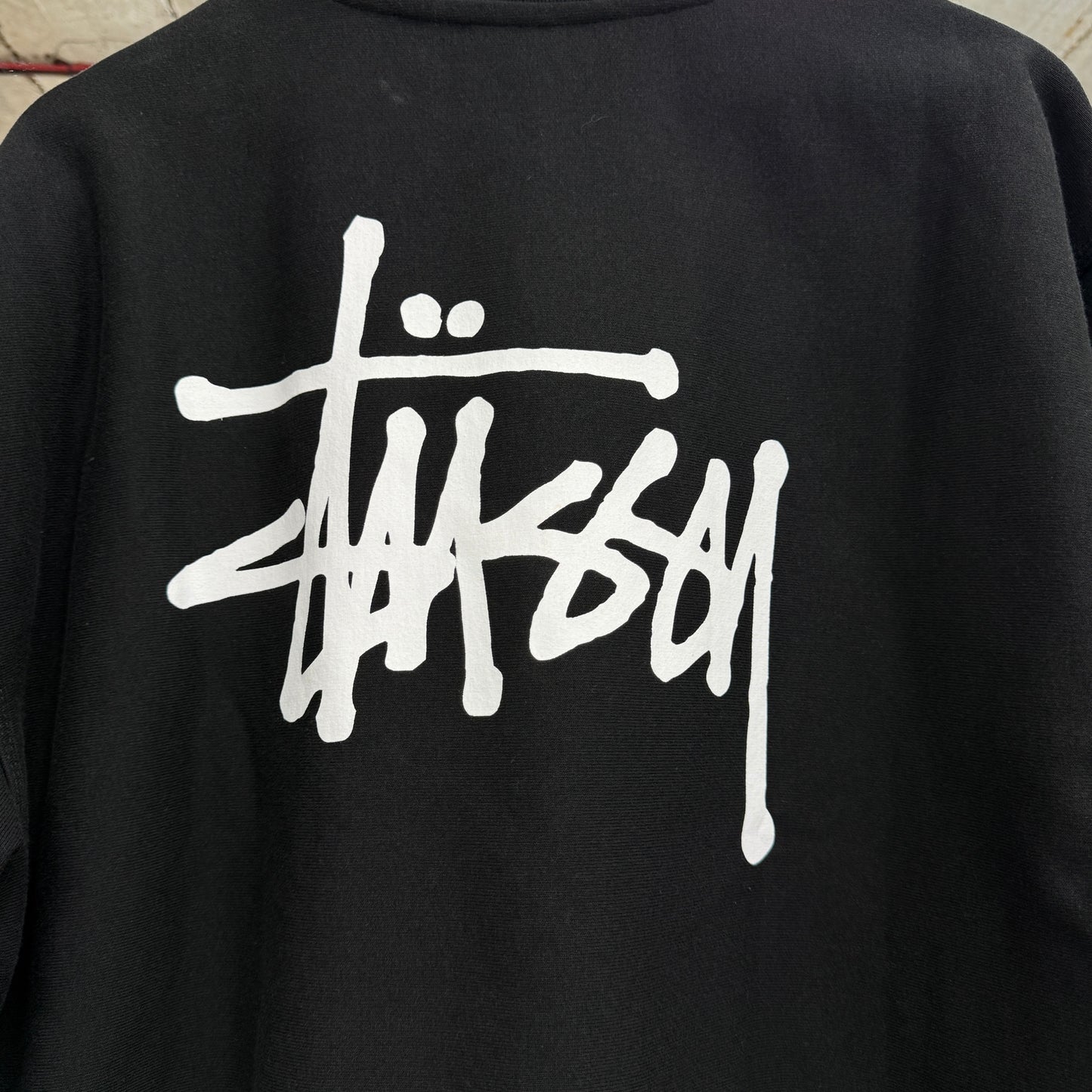 Stussy Logo Crewneck 'Black'