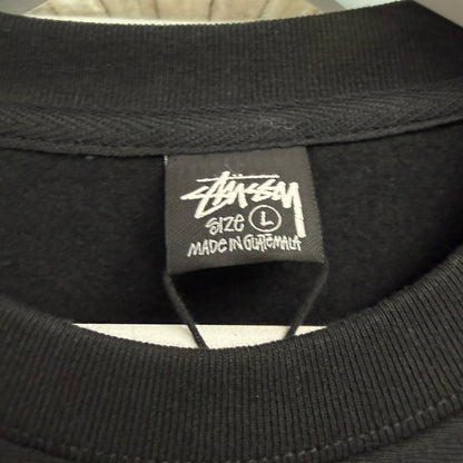 Stussy Logo Crewneck 'Black'