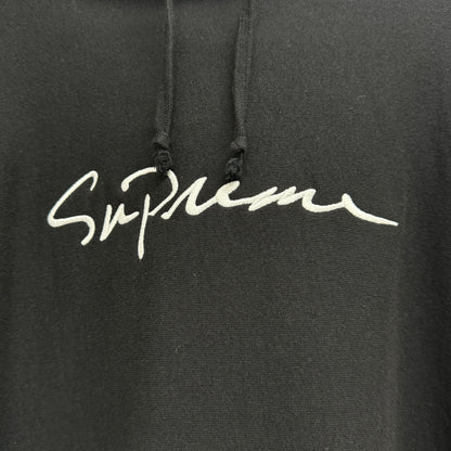 Supreme Classic Script Hooded Sweatshirt 'Black'