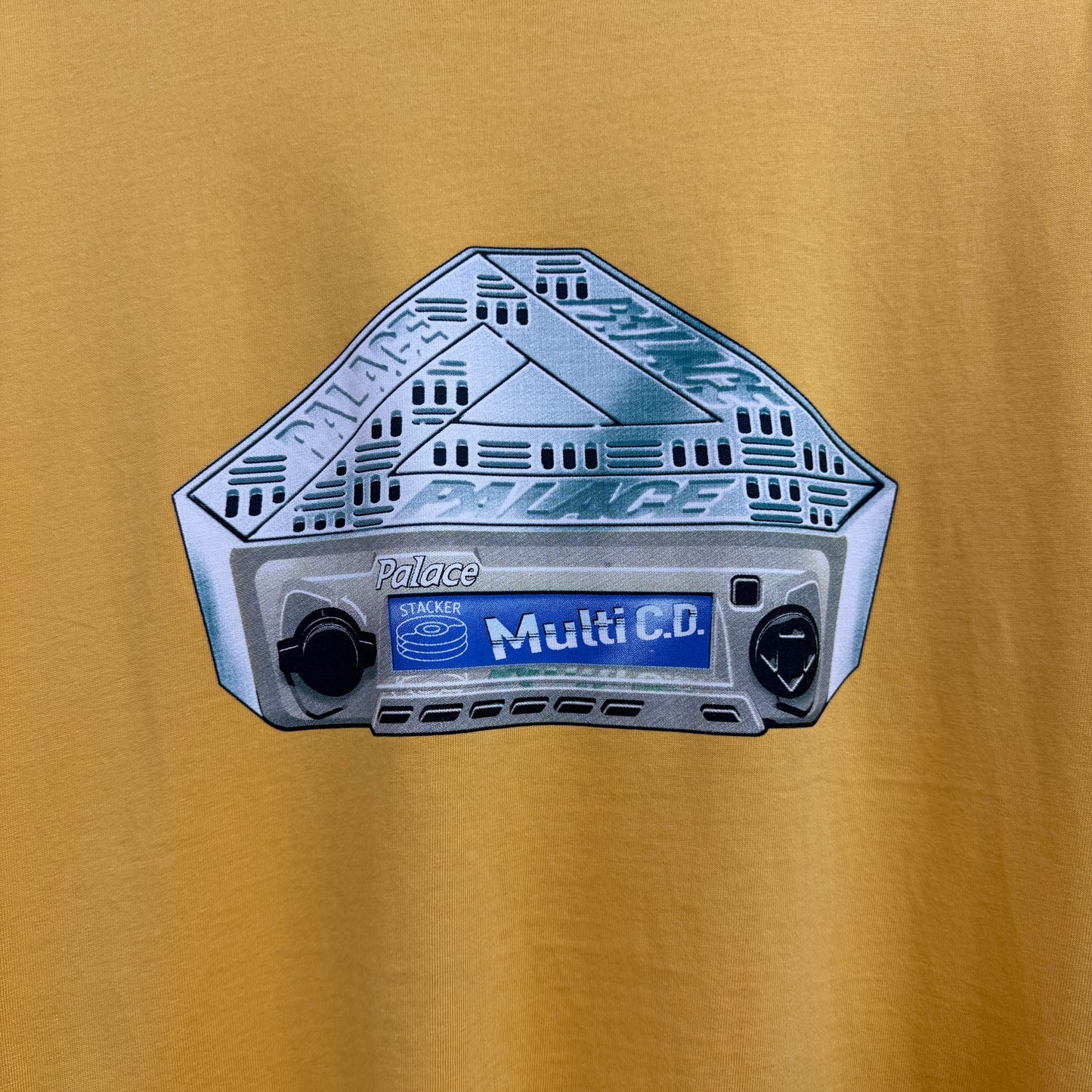Palace 420 AM T-Shirt 'Yellow'