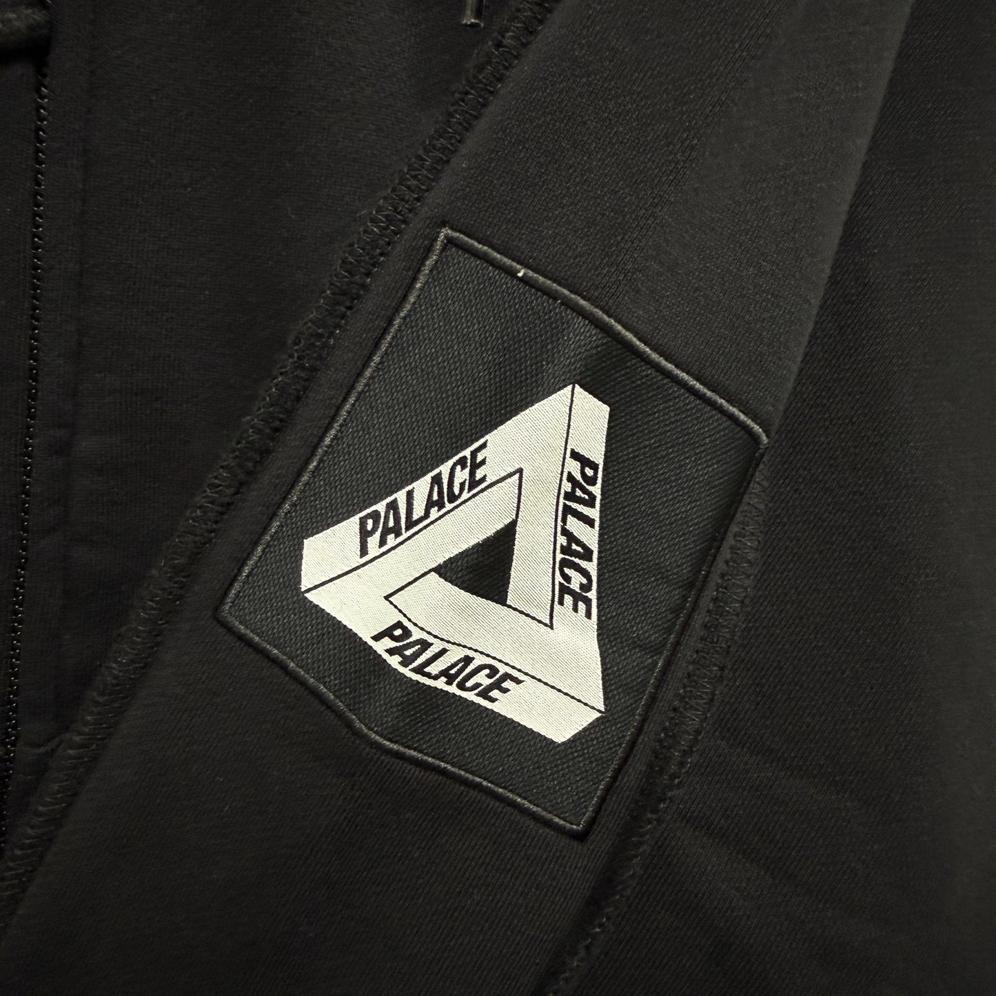Palace Patch Me Up Zip Sweatshirt 'Black