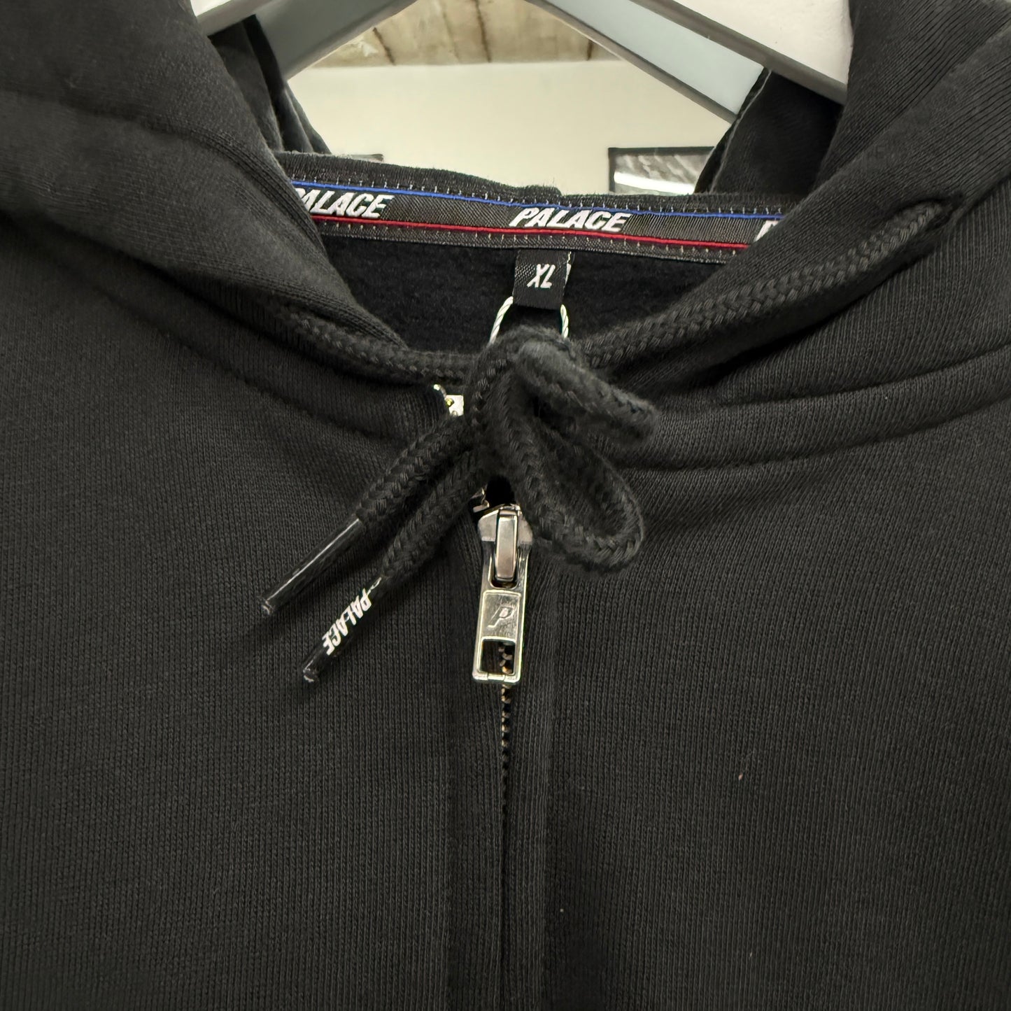 Palace Basic Zip Hooded Sweatshirt 'Black'