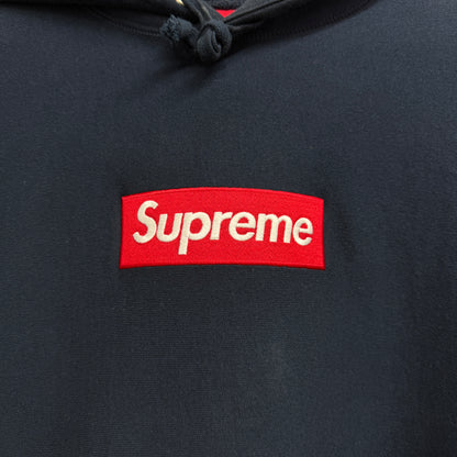 Supreme FW16 Box Logo Hooded Sweatshirt 'Navy'