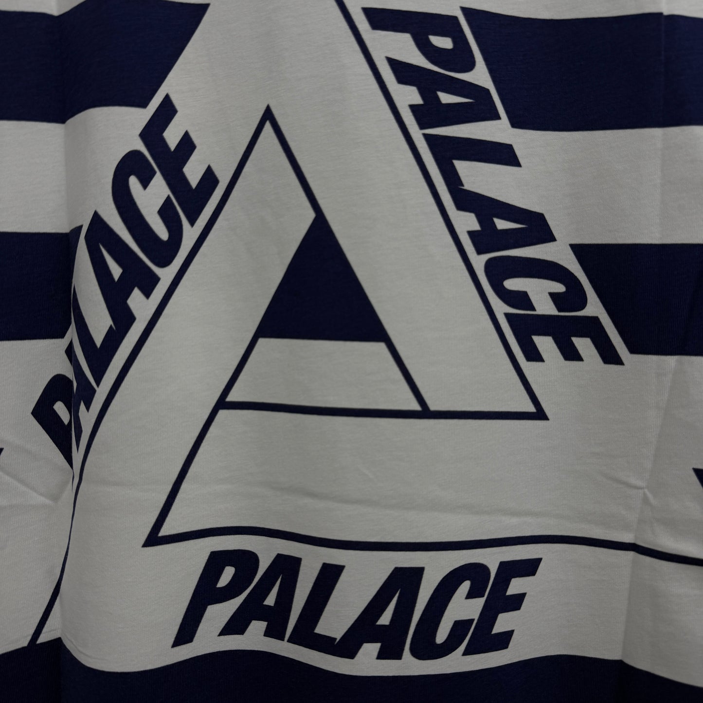 Palace Heavy Tri-Ferg T-Shirt 'Blue Striped'