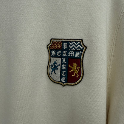 Palace x Beams Crewneck 'Cream'