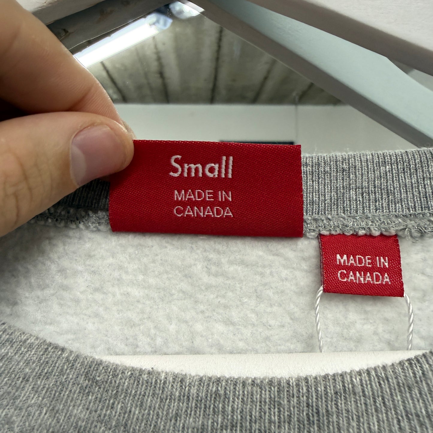 Supreme Box Logo Crewneck 'Grey/Black'