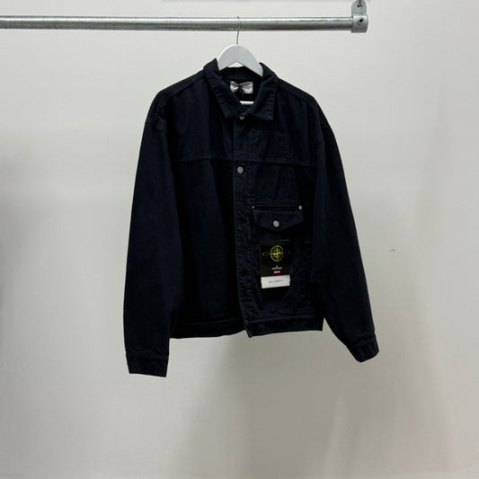 Supreme x Stone Island Bull Denim TC Jacket 'Navy'