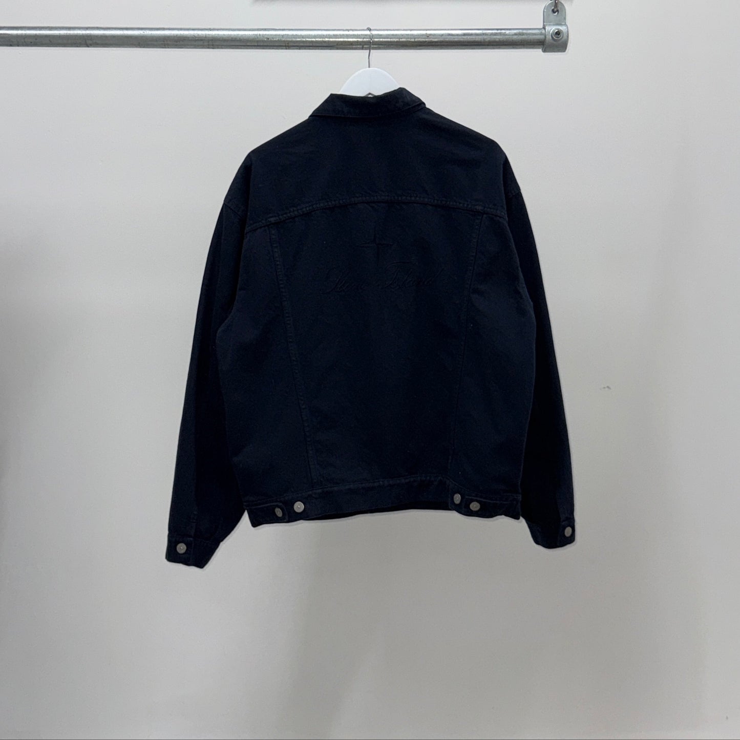 Supreme x Stone Island Bull Denim TC Jacket 'Navy'