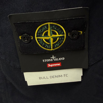 Supreme x Stone Island Bull Denim TC Jacket 'Navy'