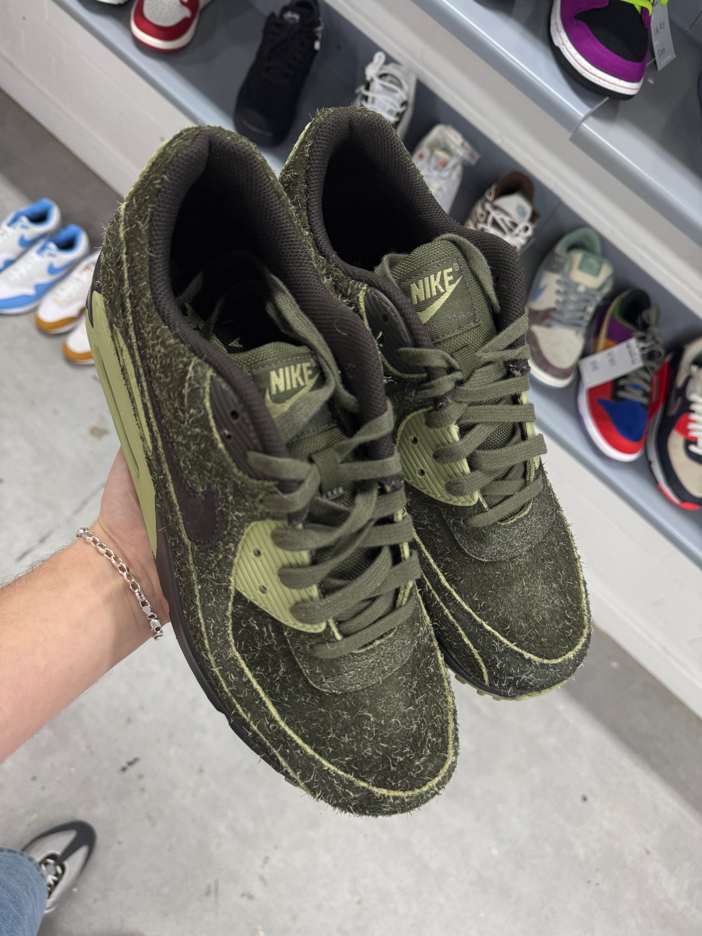 Nike Air Max 90 Premium 'Skunk Khaki Green'