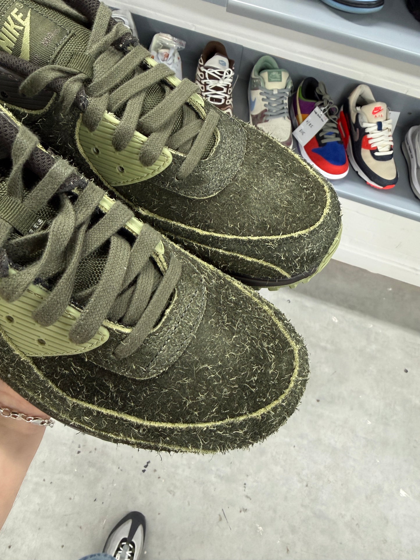 Nike Air Max 90 Premium 'Skunk Khaki Green'