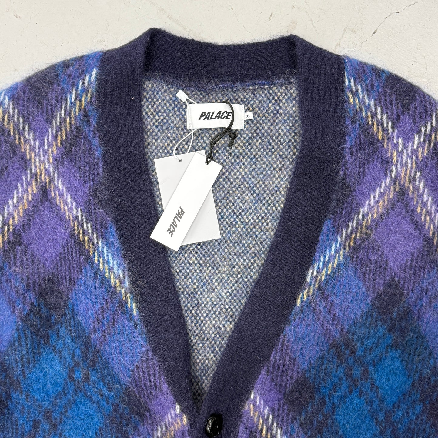 Palace Fluffy Cradigan 'Purple'