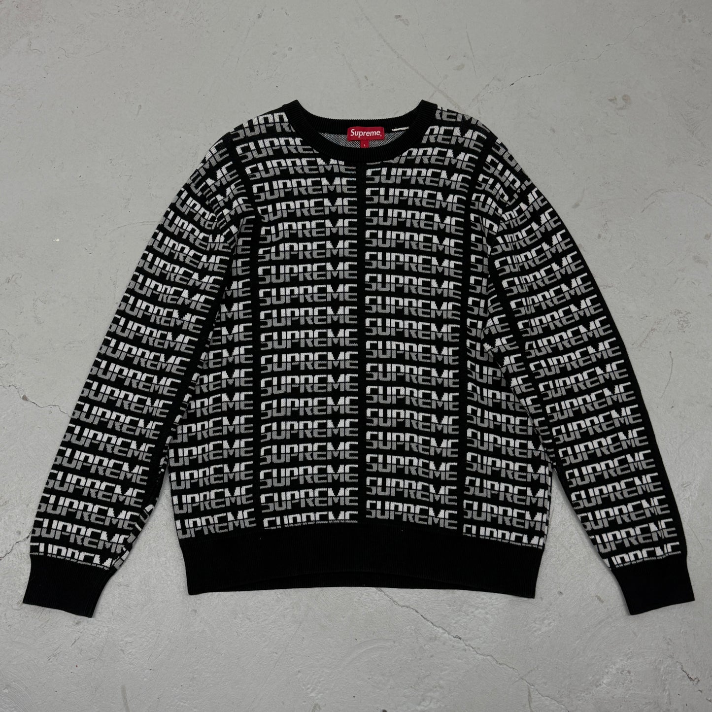 Supreme Repeat Sweater 'Black'