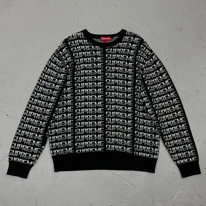 Supreme Repeat Sweater 'Black'
