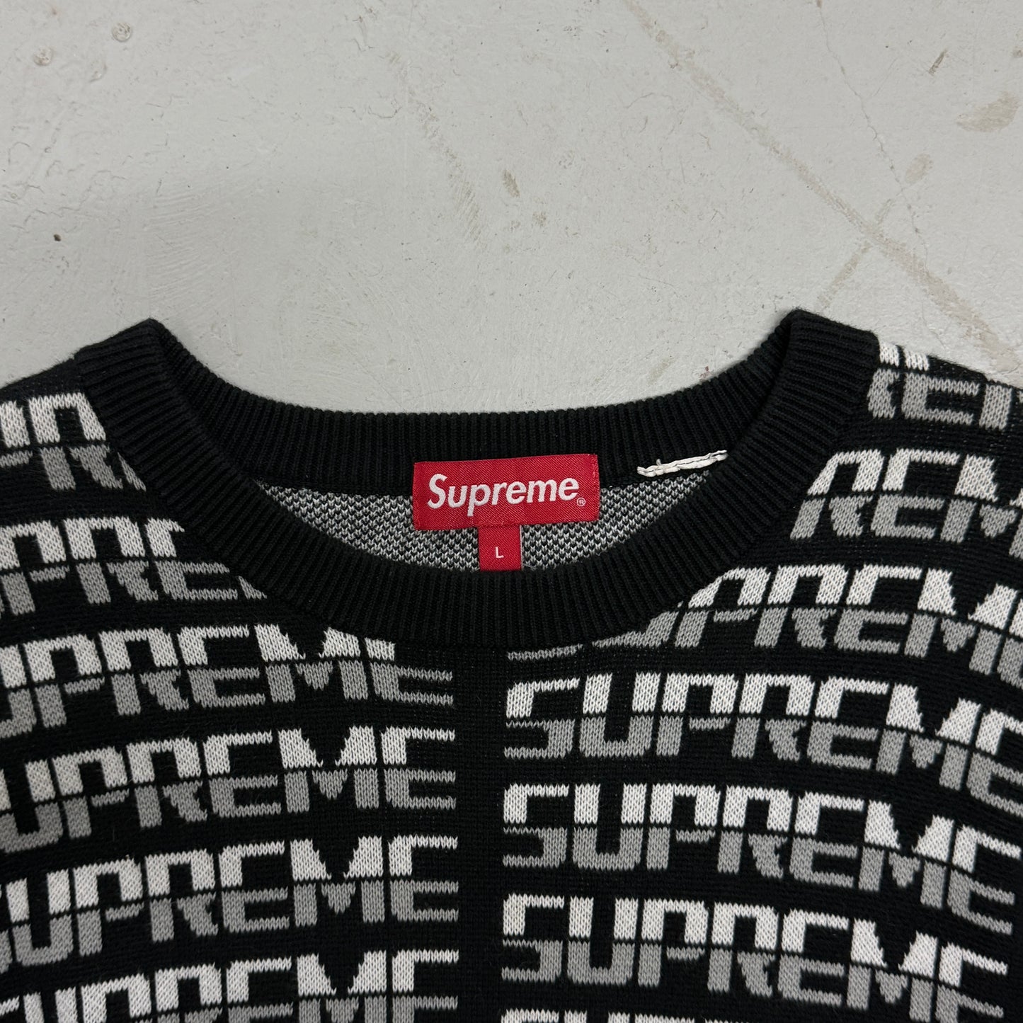 Supreme Repeat Sweater 'Black'