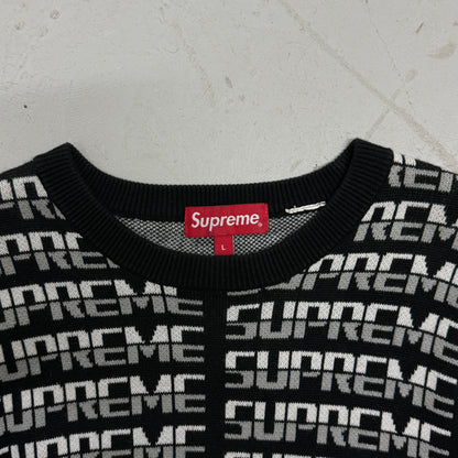 Supreme Repeat Sweater 'Black'