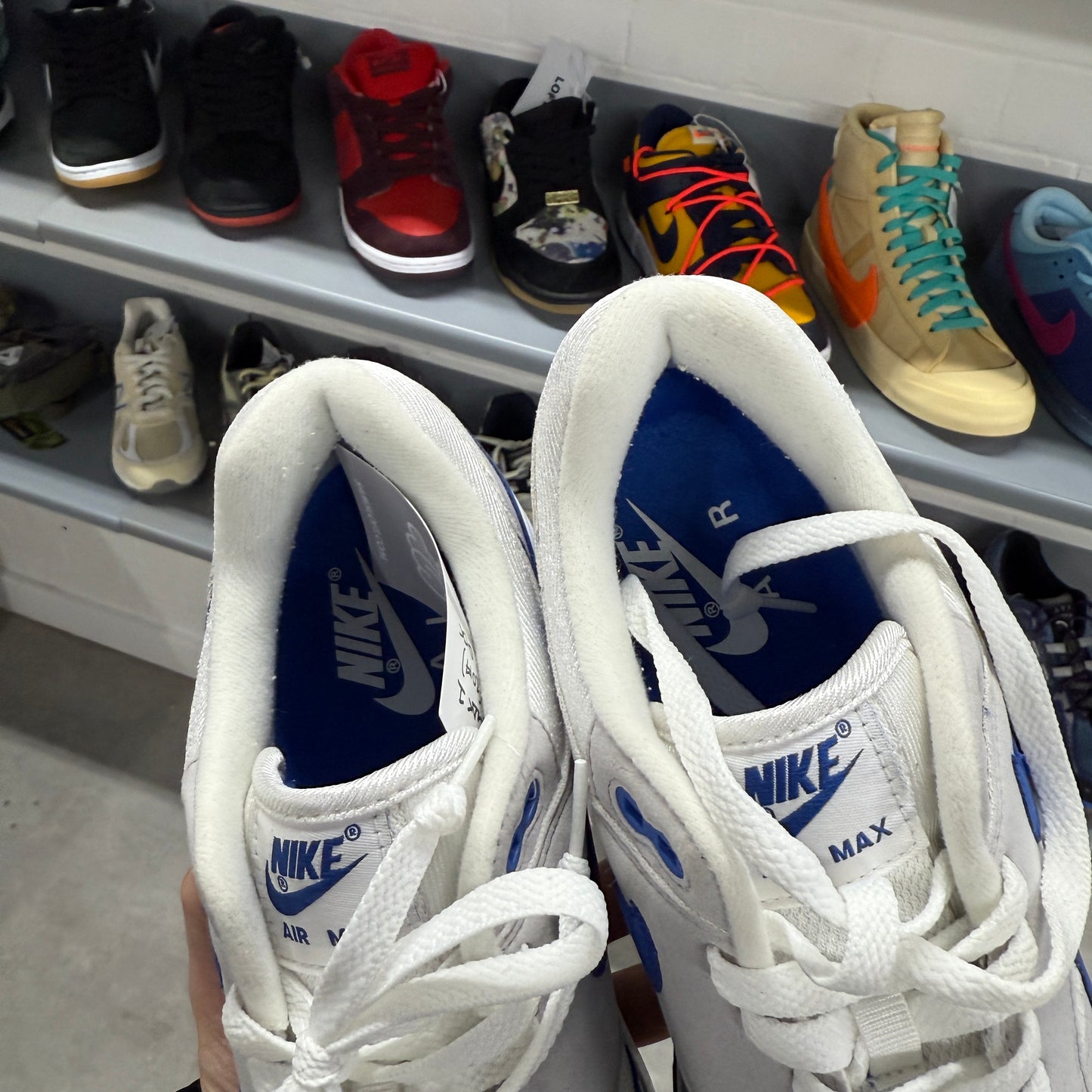 Air Max 1 'Anniversary Blue' (2017) *USED NO BOX*