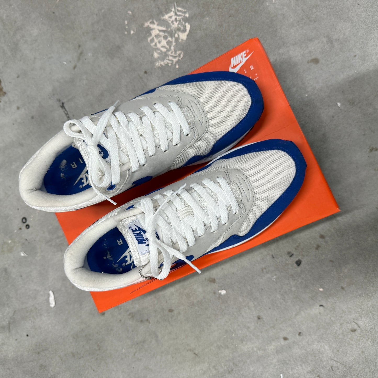 Nike Air Max 1 'Anniversary Blue' (2017) *USED WITH BOX*