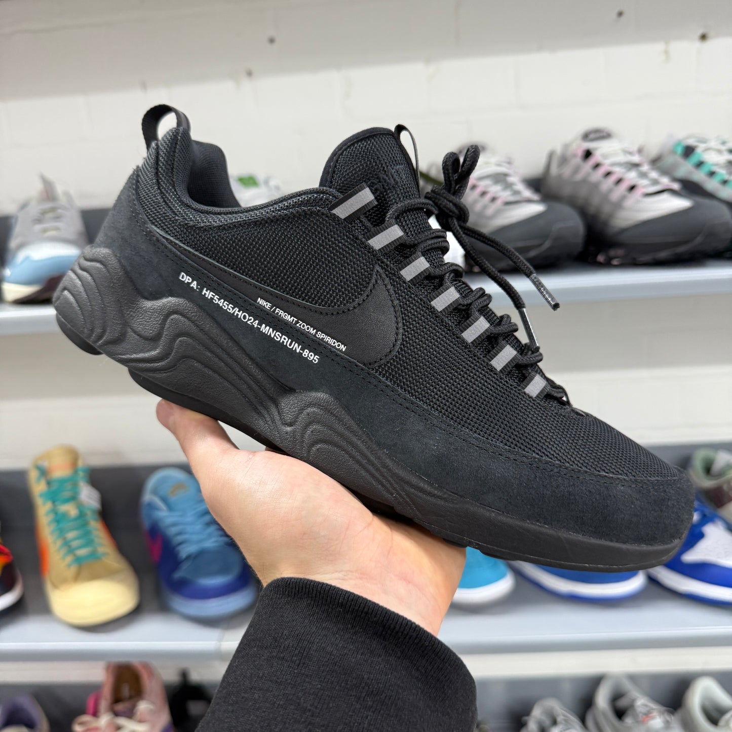 Nike x Fragment Air Zoom Spirodon OG 'Black'